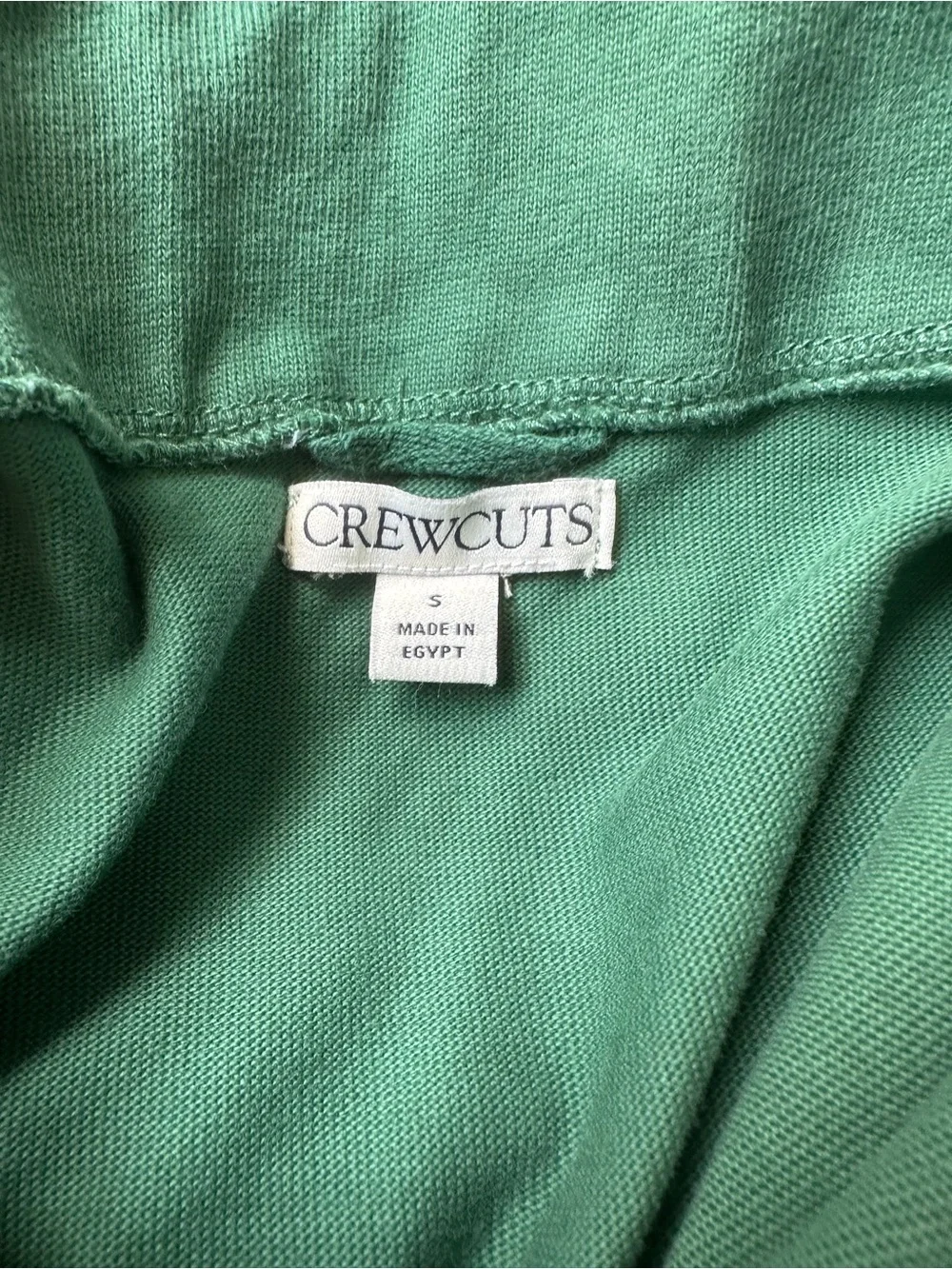 J.Crew Kids Crewcuts Relaxed-fit Half-zip Pullover Forest Green Sweater Sz S 6-7